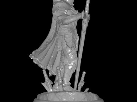 Black Knight 3Dプリントモデル