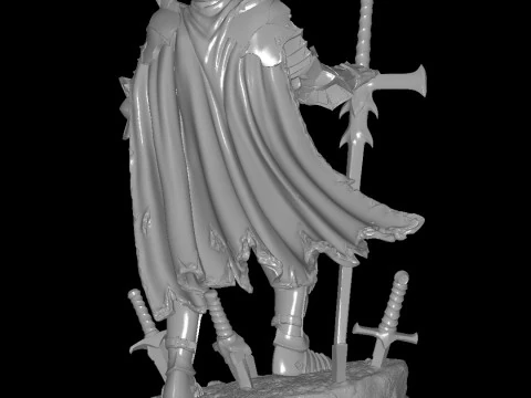 Black Knight 3D Print Model