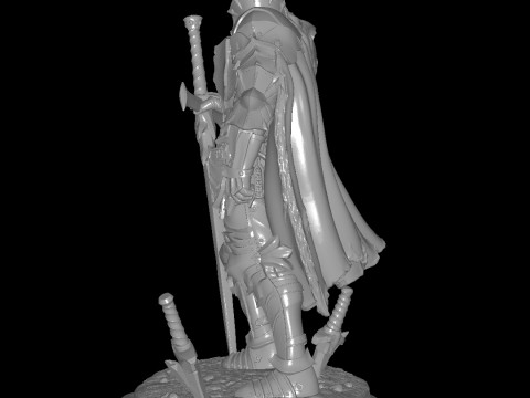 Black Knight 3Dプリントモデル