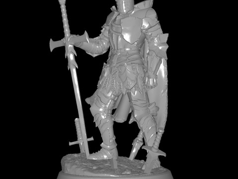 Black Knight 3Dプリントモデル