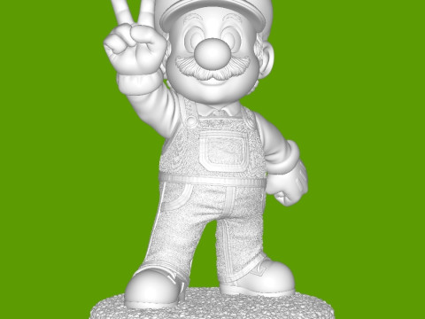 Super Mario 3D Принт Модель