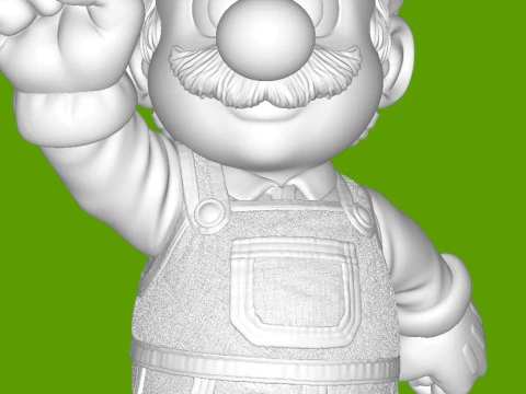 Super Mario 3D Print Model