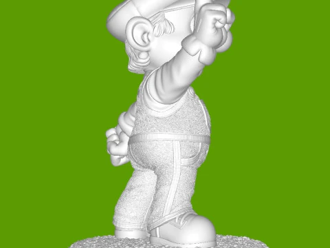 Super Mario 3D Print Model