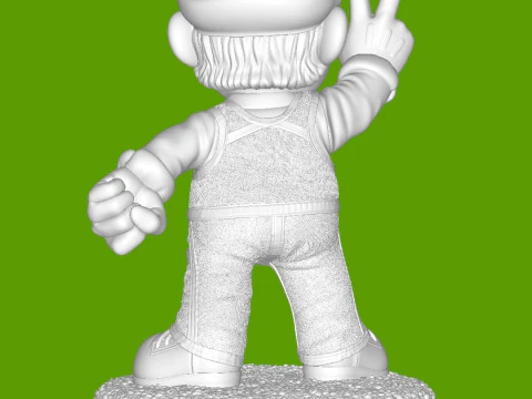 Super Mario 3D Print Model