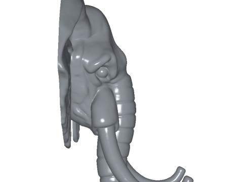 Elephant WallHook 3D Принт Модель
