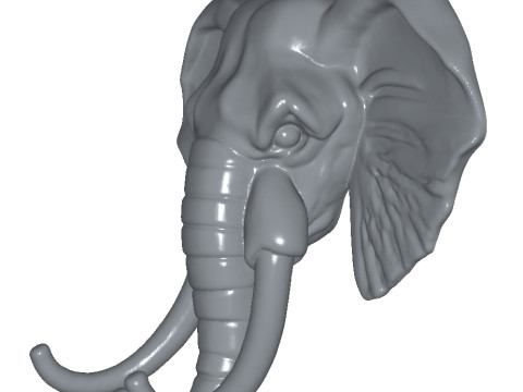 Elephant WallHook 3D Принт Модель