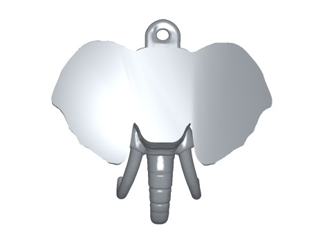 Elephant WallHook 3D Принт Модель