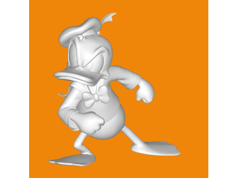 Pato Donald Modèles 3D en vedette
