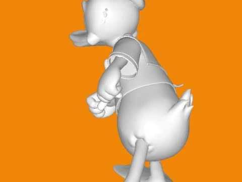 Pato Donald 3D Baskı Modeli