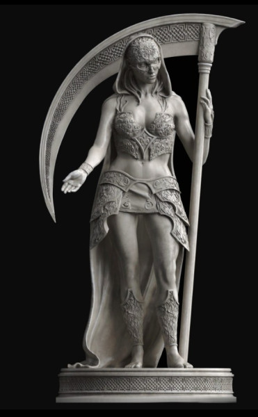 Bella Muerte 3D-Druckmodell .c4d .max .obj .3ds .fbx .stl .blend 