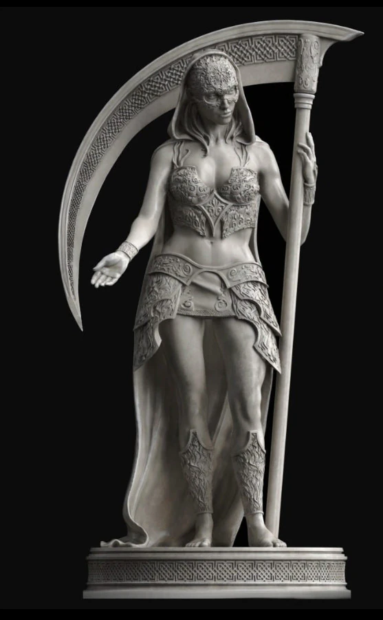 Bella Muerte 3D Print Model .c4d .max .obj .3ds .fbx .stl .blend 