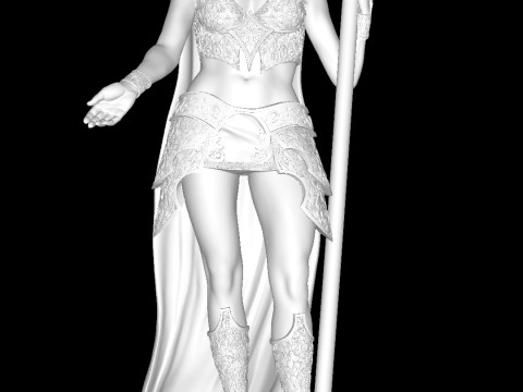 Bella Muerte 3D-Druckmodell
