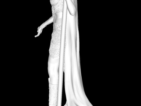 Bella Muerte 3D-Druckmodell