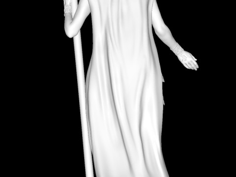 Bella Muerte 3D-Druckmodell