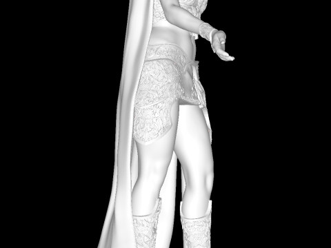 Bella Muerte 3D-Druckmodell