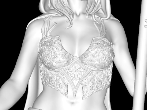 Bella Muerte 3D-Druckmodell