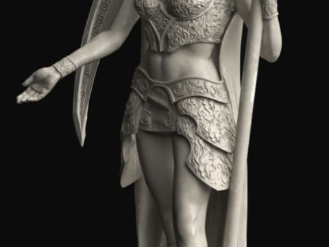 Bella Muerte 3D-Druckmodell