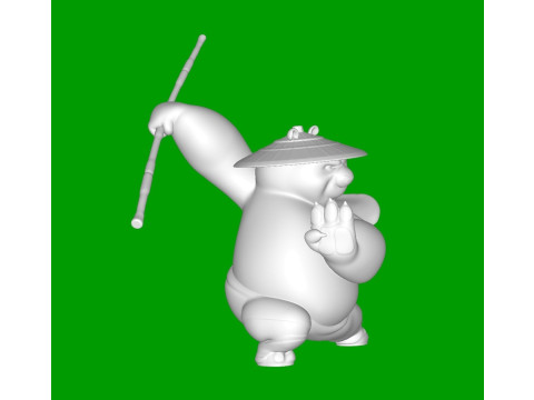 Kung-fu-panda-po-yugeshsandhi 3D 打印模型