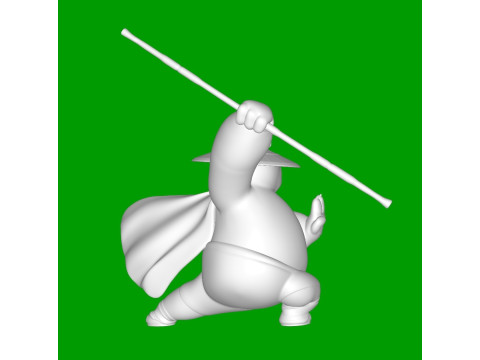Kung-fu-panda-po-yugeshsandhi 3D 打印模型