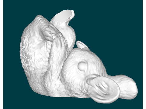 Bunny Wine Bottle Holder 3D Print Model