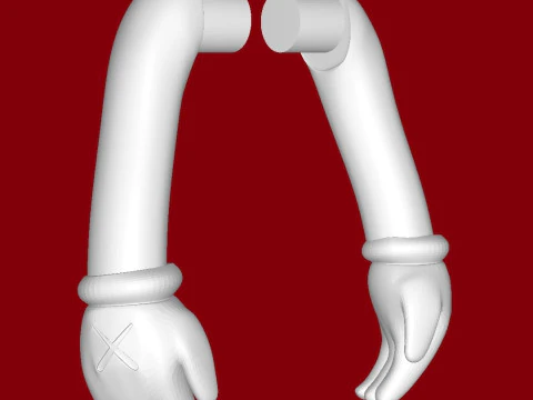 KAWS FLAYED OPEN COMPANION 3D Print Model