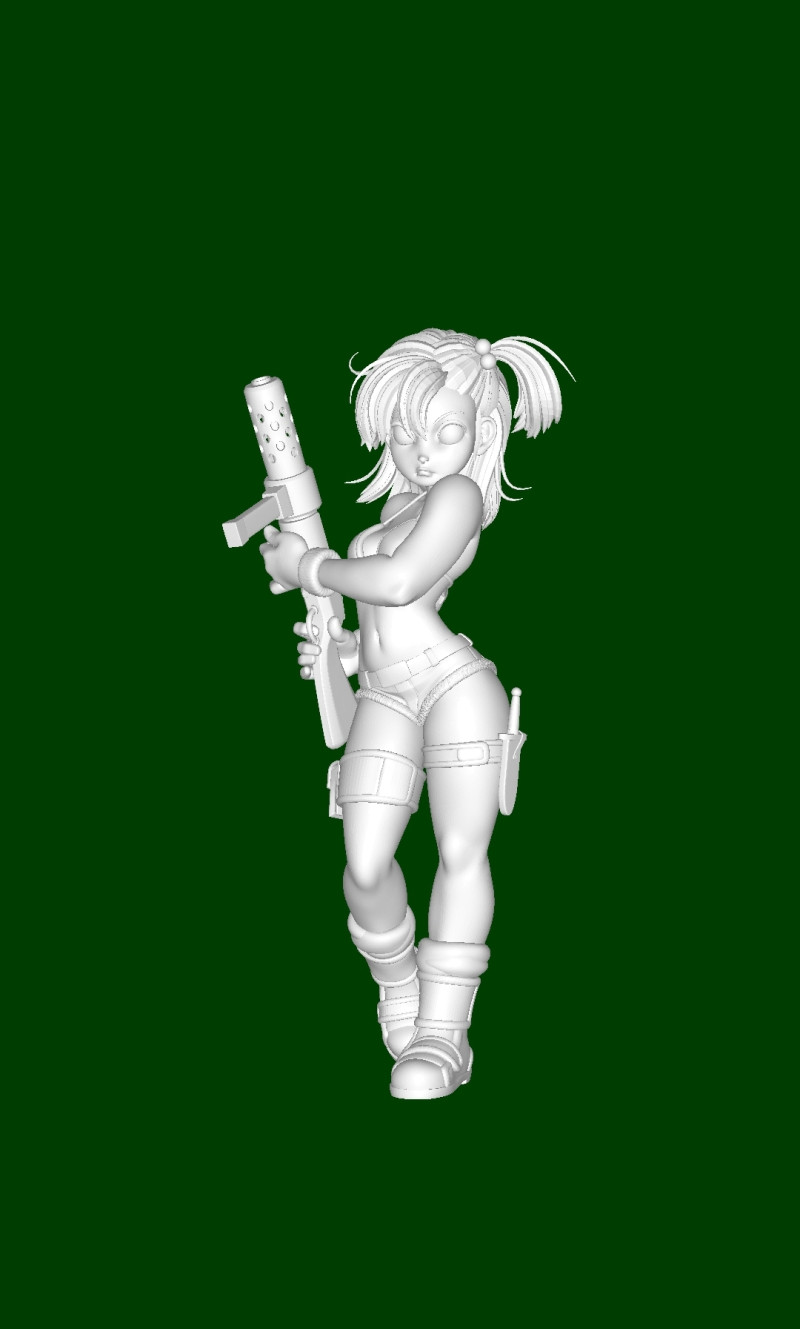Bulma Sexy 3D-printmodel .c4d .max .obj .3ds .fbx .stl .blend 