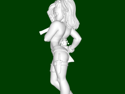 Bulma Sexy 3D-printmodel