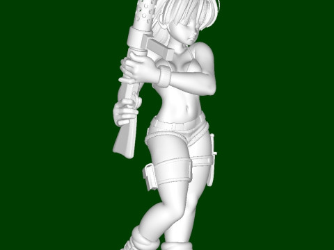 Bulma Sexy 3D-printmodel