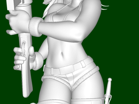Bulma Sexy 3D-printmodel