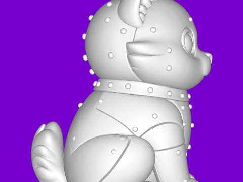 Cybrrr-cat-steampunk-sentinel 3D-Druckmodell