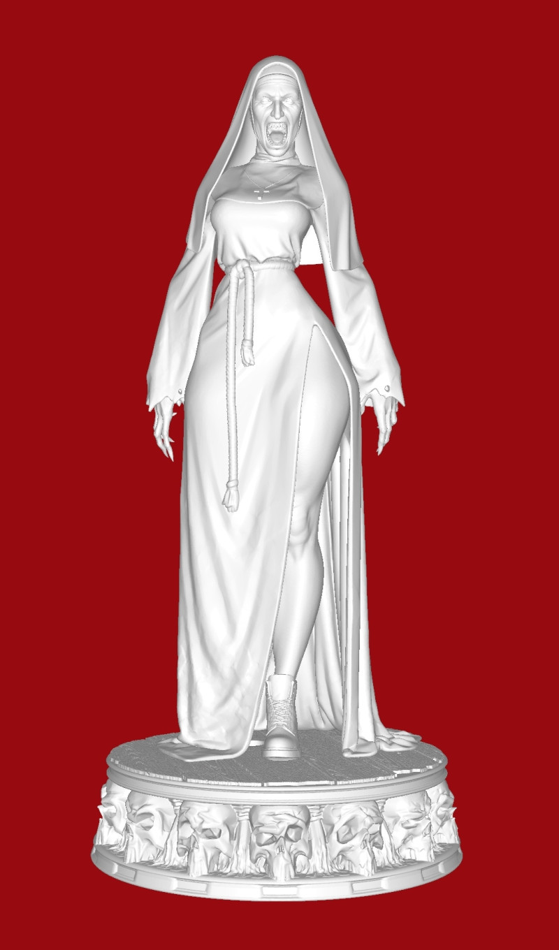 The Nuns Curse Model do druku 3D .c4d .max .obj .3ds .fbx .stl .blend
