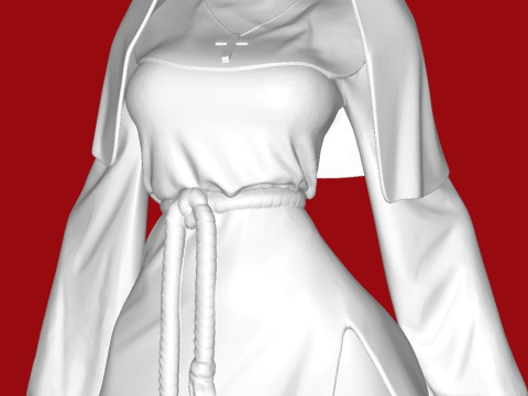 The Nuns Curse Model do druku 3D
