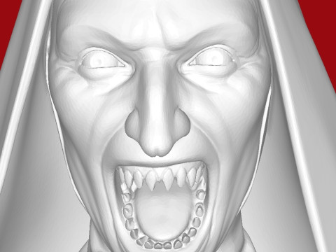 The Nuns Curse Model do druku 3D