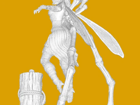 D-Vorah Mortal Kombat 3D Print Model