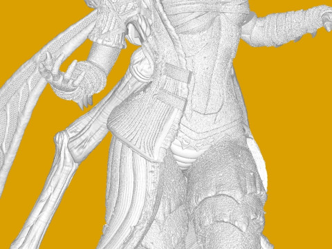 D-Vorah Mortal Kombat 3Dプリントモデル