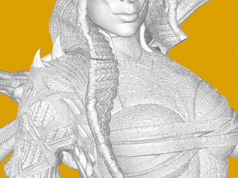 D-Vorah Mortal Kombat 3D Print Model