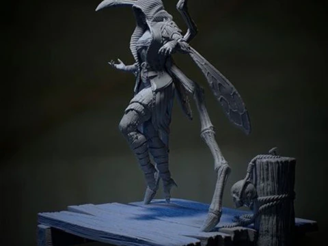 D-Vorah Mortal Kombat 3D Print Model