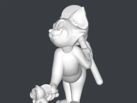 Tom and Jerry 3D Print Model