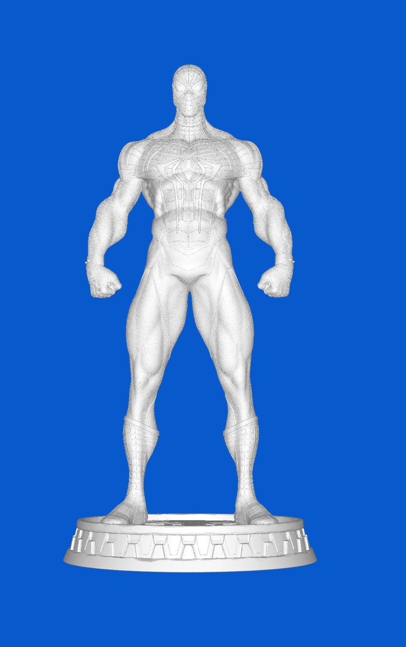 Spiderman 3D-Druckmodell .c4d .max .obj .3ds .fbx .stl .blend 