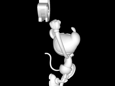 Mickey Mouse - Classic-Diorama 3D Print Model