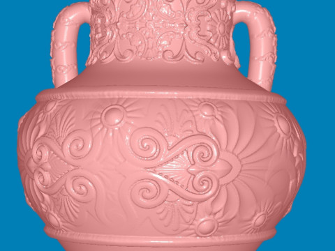 Octopus with an amphora Model do druku 3D