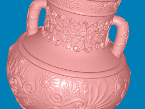 Octopus with an amphora Model do druku 3D