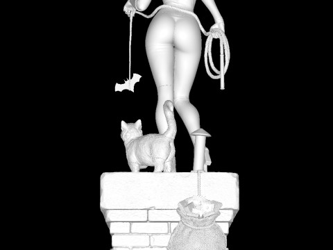 Catwoman 3D Принт Модель