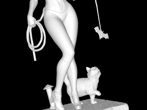 Catwoman 3D Print Model
