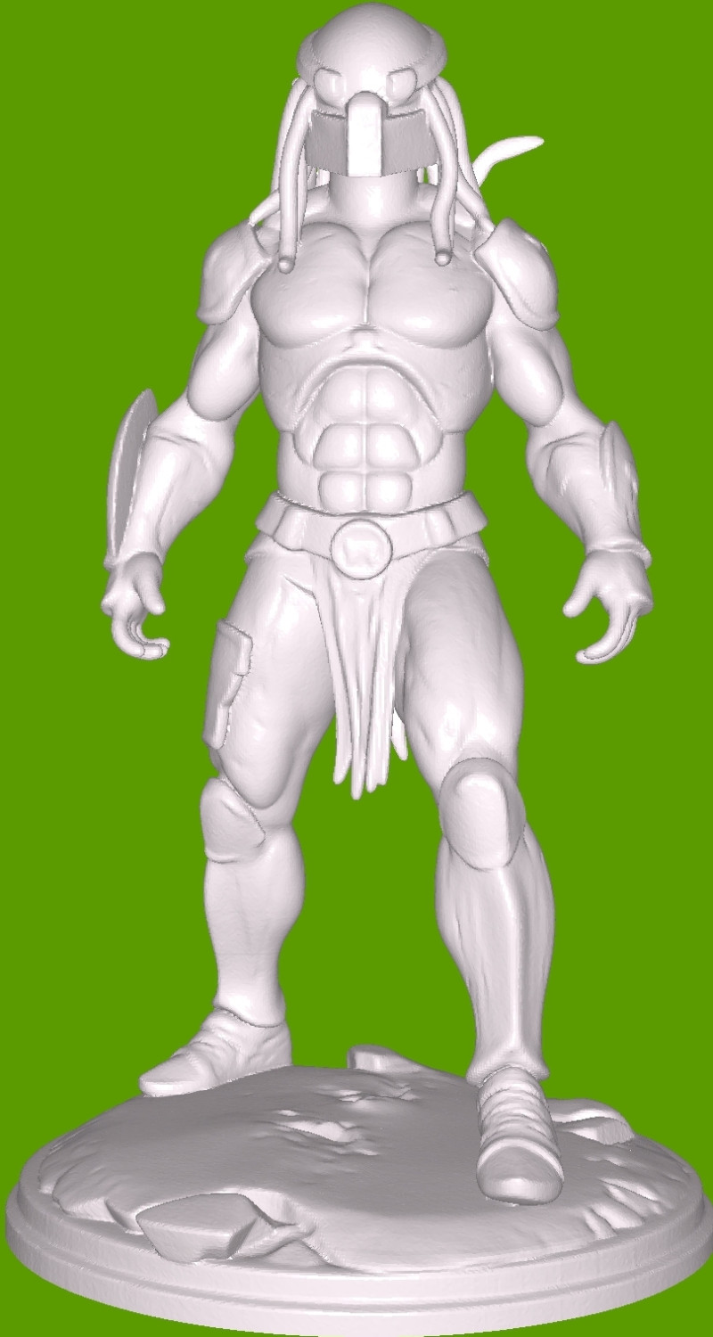Predator 3D Print Model .c4d .max .obj .3ds .fbx .stl .blend 