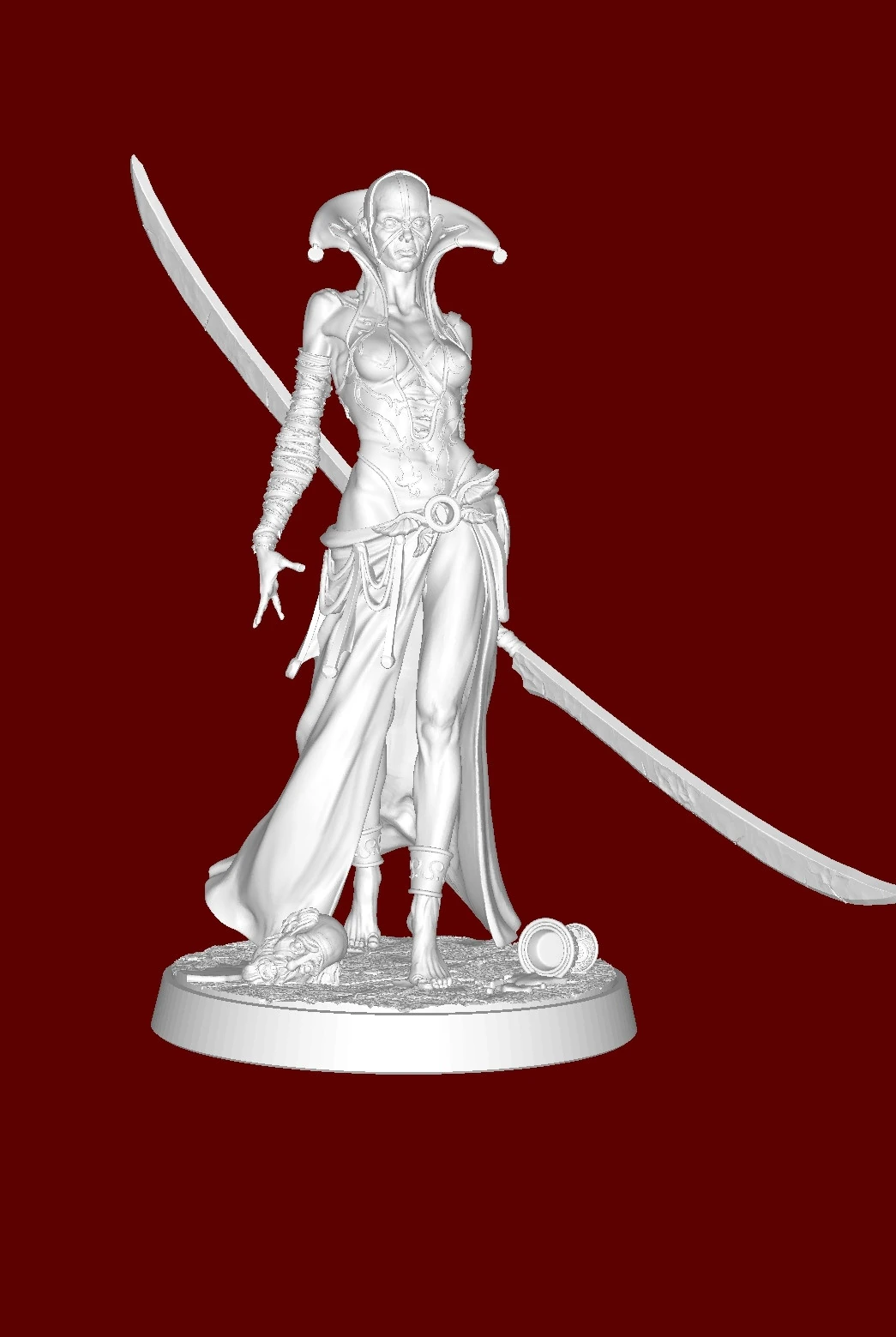 Lone Hero - Cirxe the Enchantress 3D Print Model .c4d .max .obj .3ds .fbx .stl .blend
