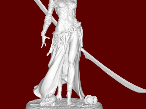 Lone Hero - Cirxe the Enchantress 3D Принт Модель