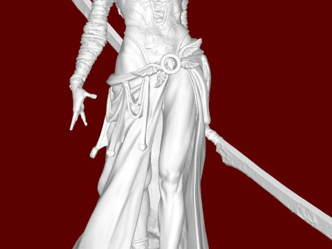 Lone Hero - Cirxe the Enchantress 3D Print Model