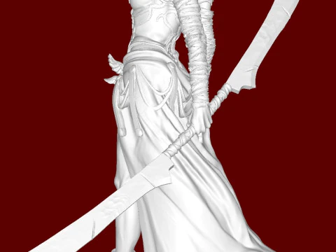 Lone Hero - Cirxe the Enchantress 3D Print Model