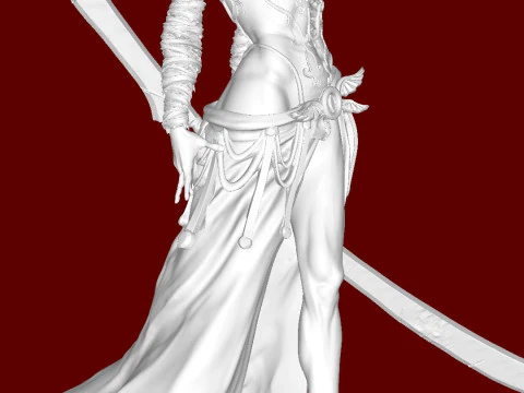 Lone Hero - Cirxe the Enchantress 3D Print Model